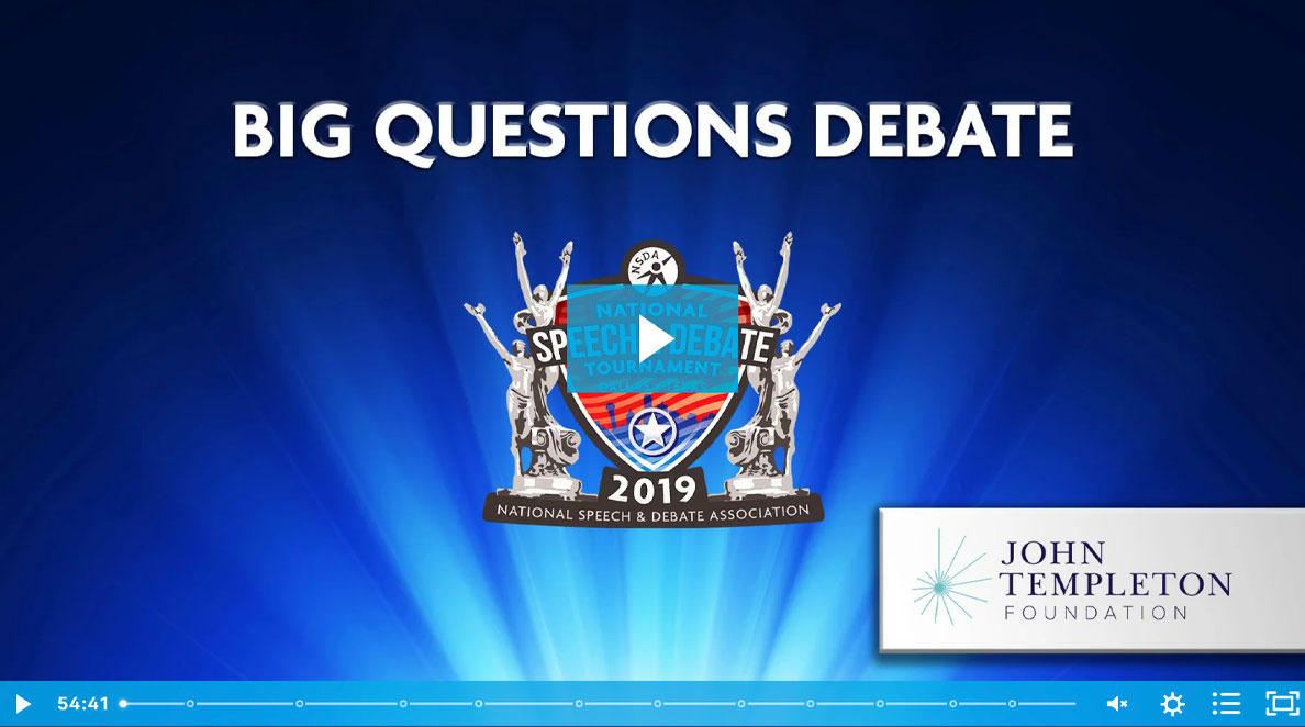 2019 Big Questions Final Rounds