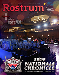 Rostrum Magazine Cover August Nationals Chronicles