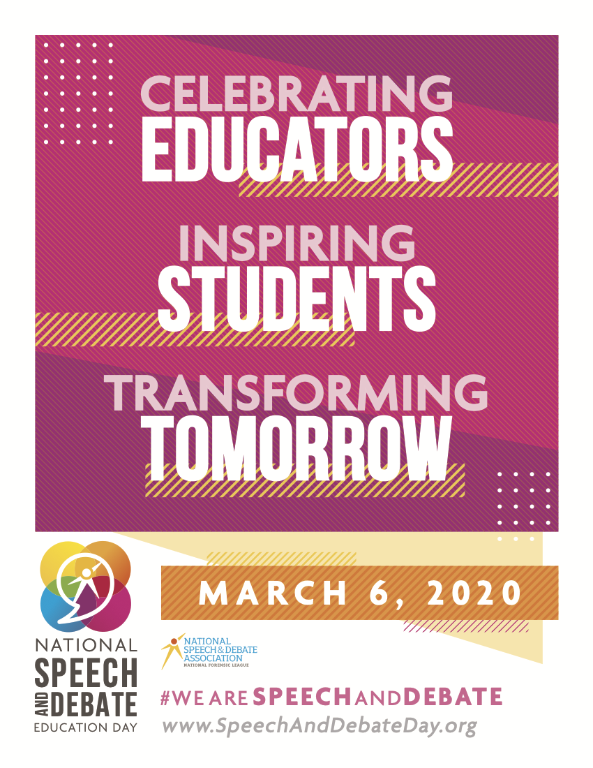 National Speech And Debate Education Day | National Speech & Debate ...