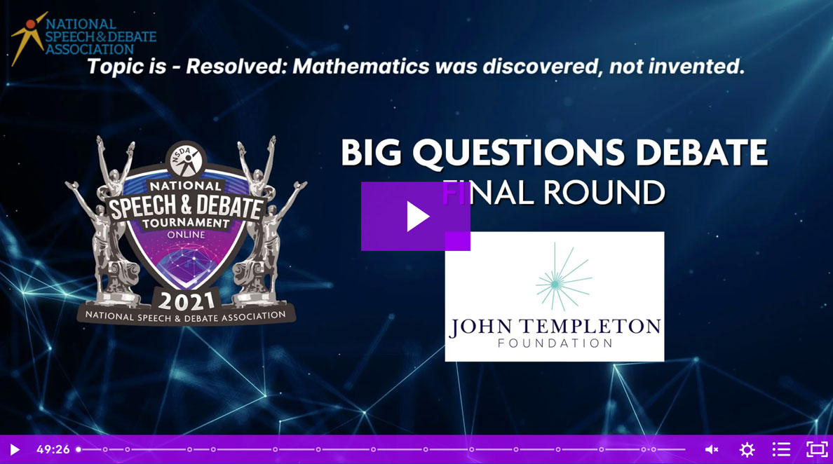 2021 Big Questions Final Rounds