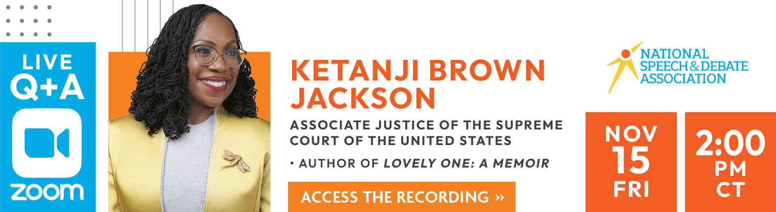 Check Out the Recording of Justice Jackson's Live Q+A!