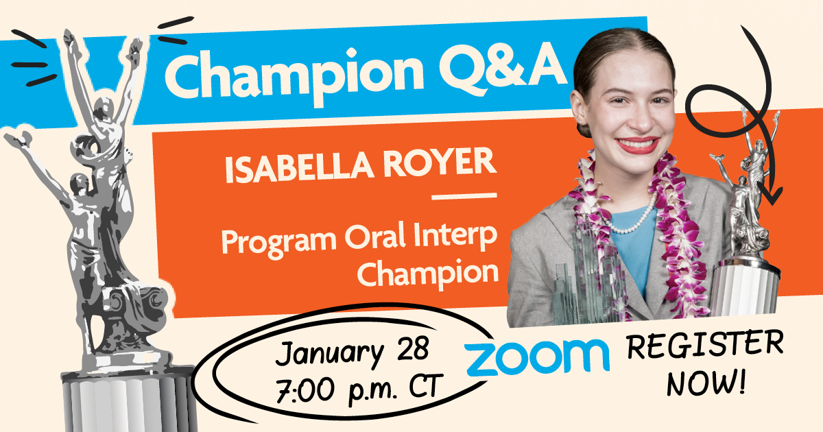 Champion Q+A with Isabella Royer