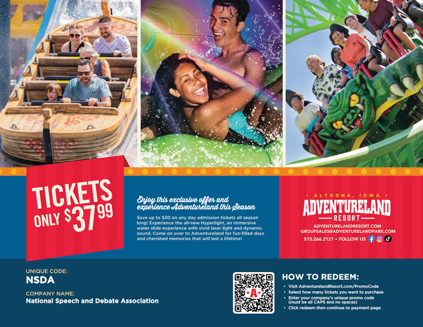 Visit Adventureland Resort! With our exclusive discount, you can visit Adventureland Amusement Park and Adventure Bay Water Park for just $37.99! 