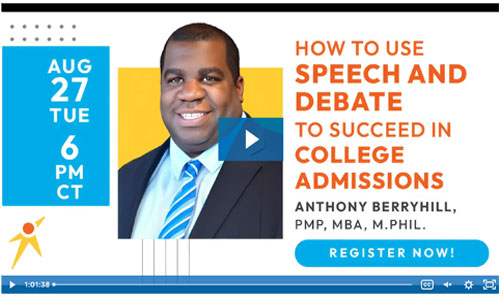 How to Use Speech and Debate to Succeed in College Admissions