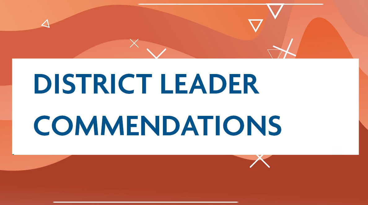 District Leader Commendations