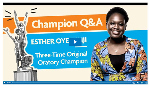 Esther Oyetunji Champion Q+A