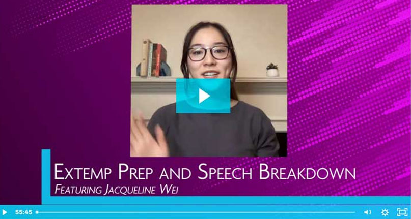 Extemp Speech Breakdown Advanced