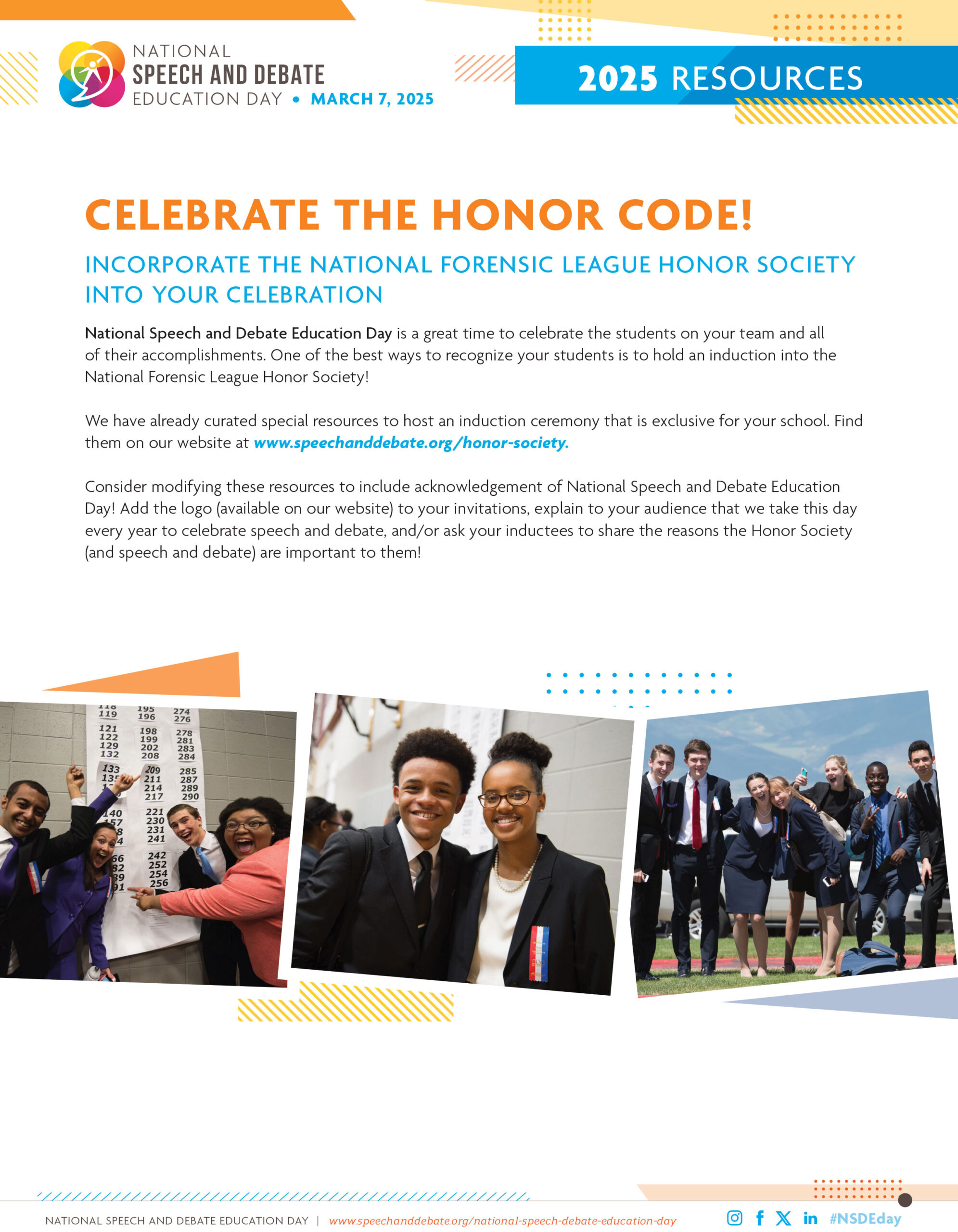 Celebrate the Honor Code!