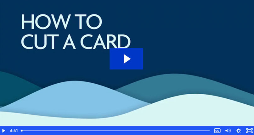 How to Cut a Card