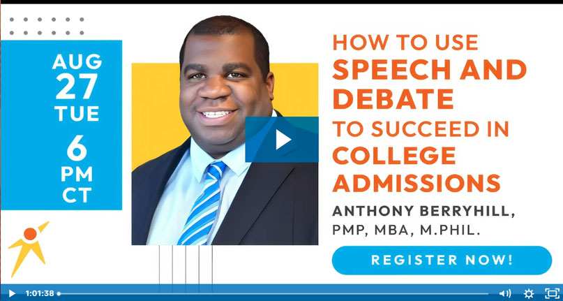 How to Use Speech and Debate to Succeed in College Admissions