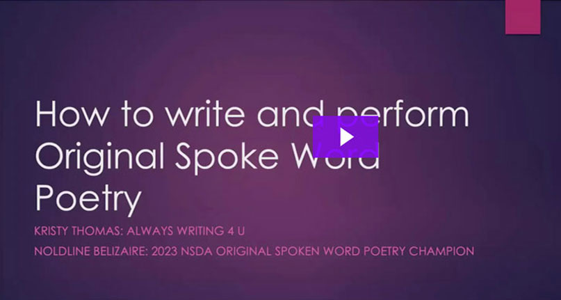 How to Write and Perform Original Spoken Word Poetry