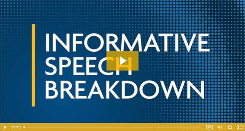 Informative Speech Breakdown Ceceilia Voss