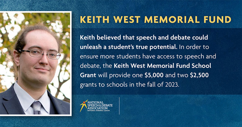 Keith West Memorial School Grant
