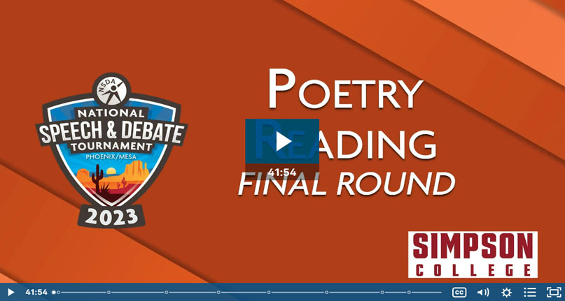 Nationals 2023 – Poetry Finals<br />
