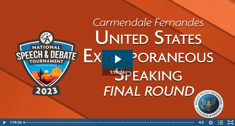 Nationals 2023 – United States Extemp Finals<br />
