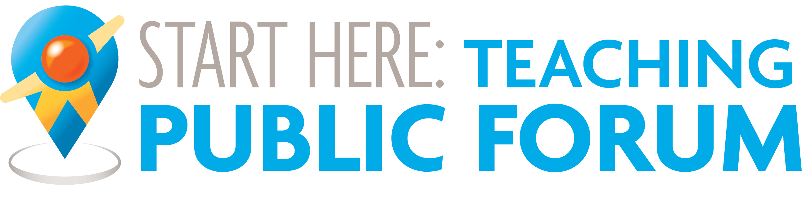 Start Here: Teaching Public Forum Logo